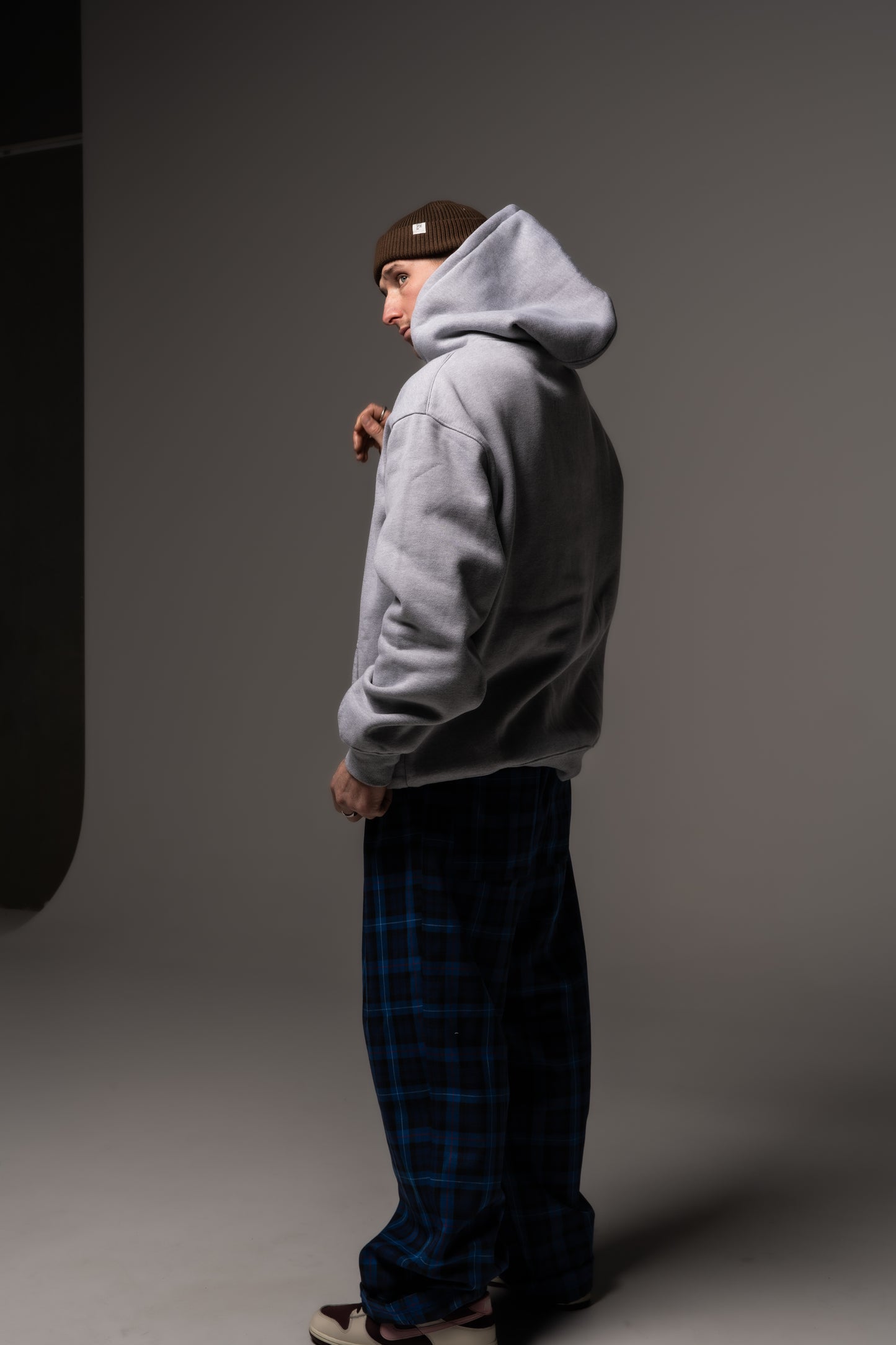 SMURF - GREY MARLE HOOD