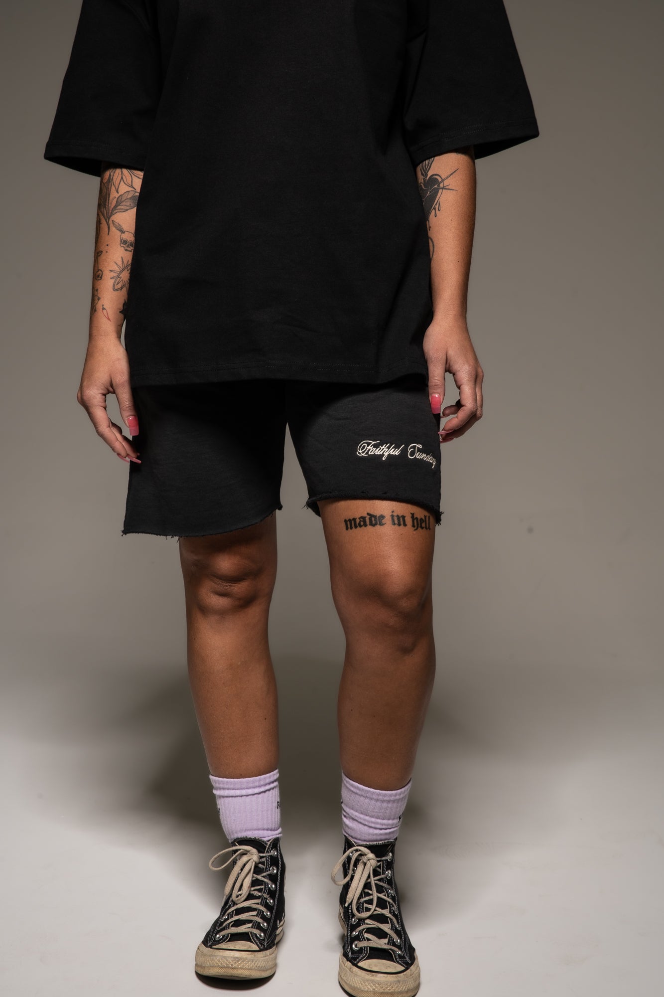 MADE IN HELL TRACK SHORTS